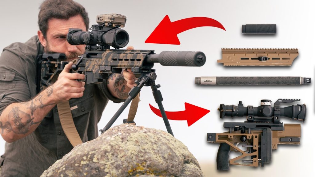 This Covert Sniper Rifle fits in a laptop case; B4 Armory Concealable Sniper System