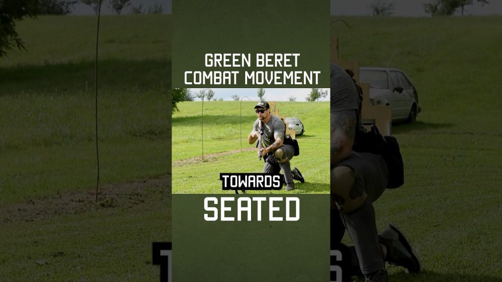 Green Beret Combat Movement: Seated #shorts #selfdefense #specialforces