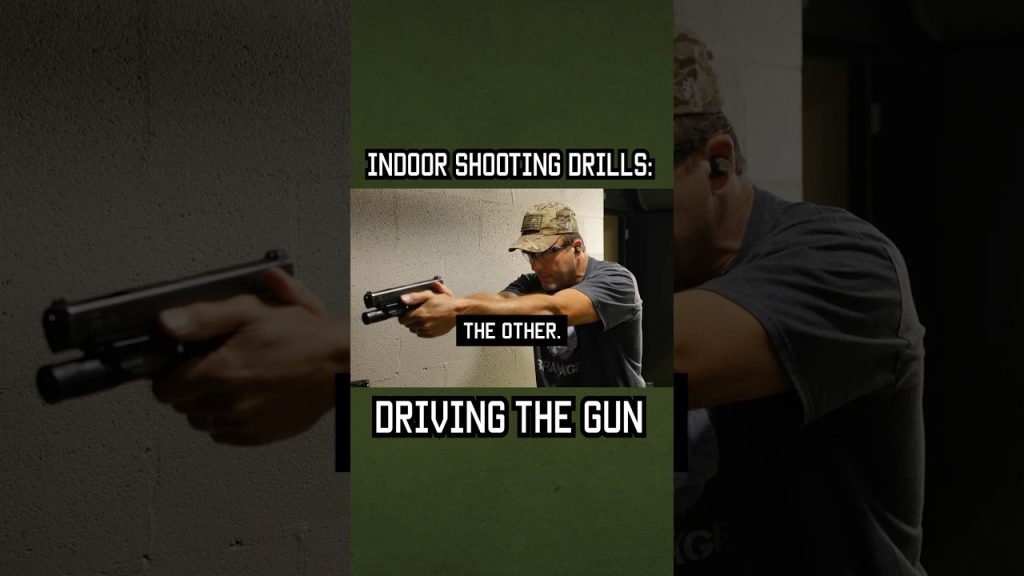 Indoor Shooting Drills you should try: Driving The Gun #shorts #drill #military #training