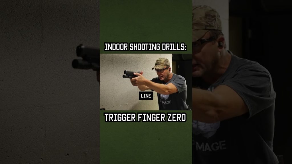 Indoor Shooting Drills you should try: Trigger Finger Zero #shorts #drill #military #training