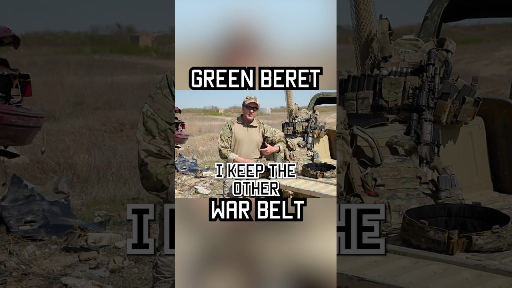 How Green Berets set up their war belt #shorts #greenberet #specialforces #military #army