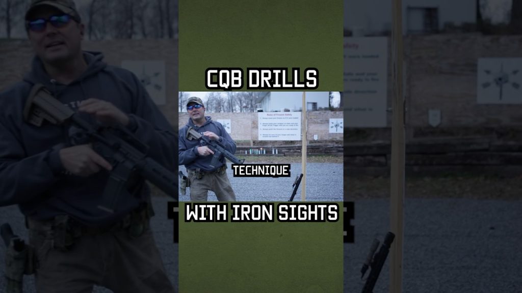 CQB Drills with Iron Sights #shorts #tips #military #selfcare