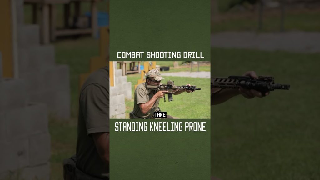 Combat Shooting Drill: Standing, Kneeling, Prone #tips #shorts #youtubeshorts #military #reload