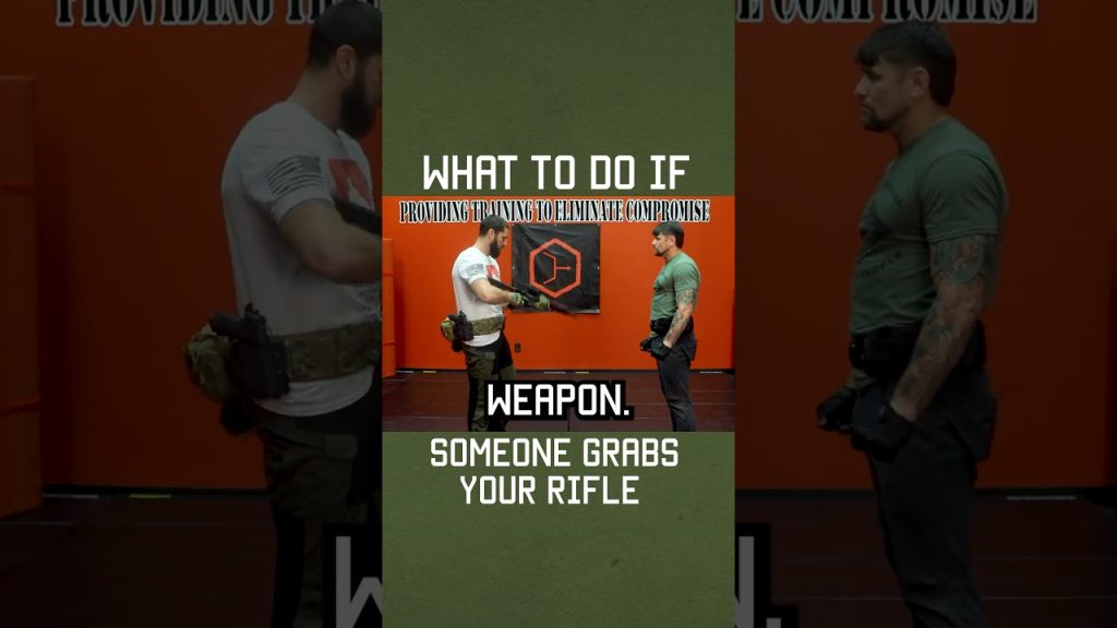 What To Do If Someone Grabs Your Rifle #selfdefense #tips #shorts #military #lawenforcement