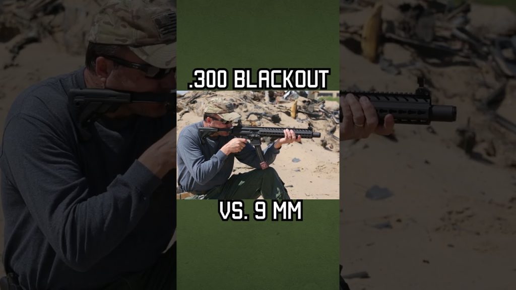 300 BLACKOUT VS 9mm Ballistic Test #shorts # #militaryeverything