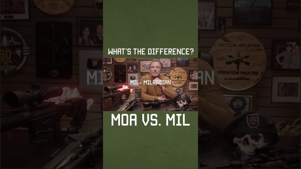 What’s the difference between MOA and MIL? #sniper #optics #military #knowledge #specialforces