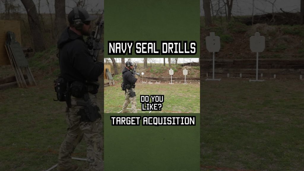NAVY SEAL RIFLE DRILL: TARGET ACQUISITION #shorts #navyseal # #militaryeverything