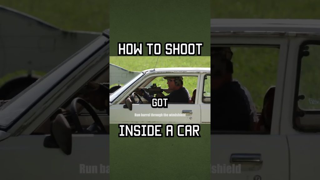 How To Shoot From Inside Of A Car #cars #militaryeverything #training #lawenforcement