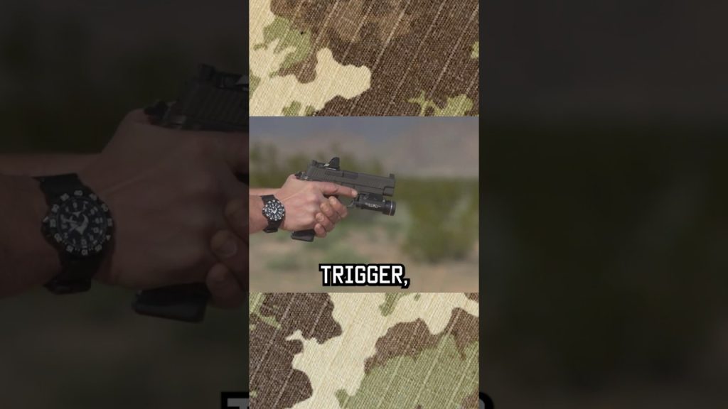 How To Use A Double-Action Pistol #shorts #training #military