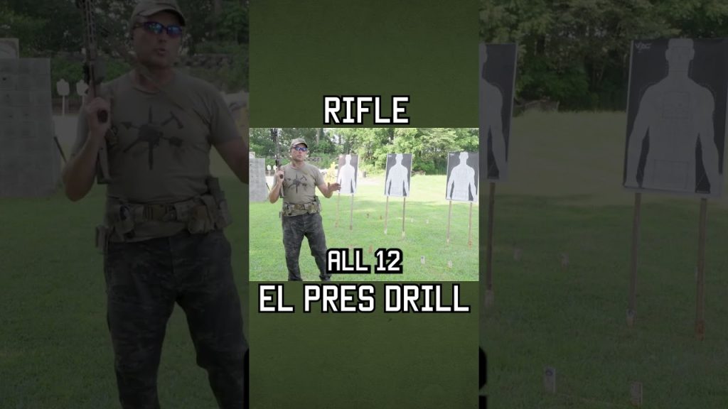 EL PRES RIFLE DRILL #shorts  #militaryeverything  #airsoft #training #army