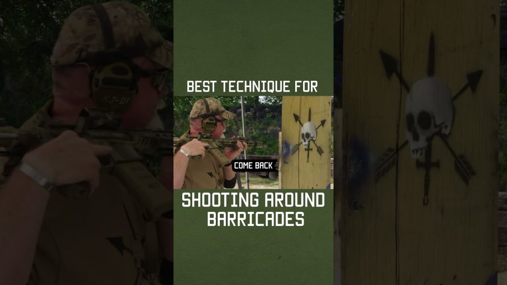 Best Technique For Shooting Around Barricades #military #tips #lawenforcement