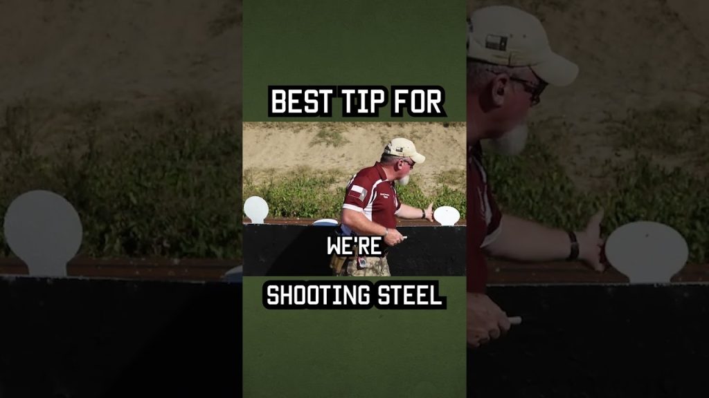 The Best Tip for Sbooting Steel Targets #shorts #training #military #lawenforcement