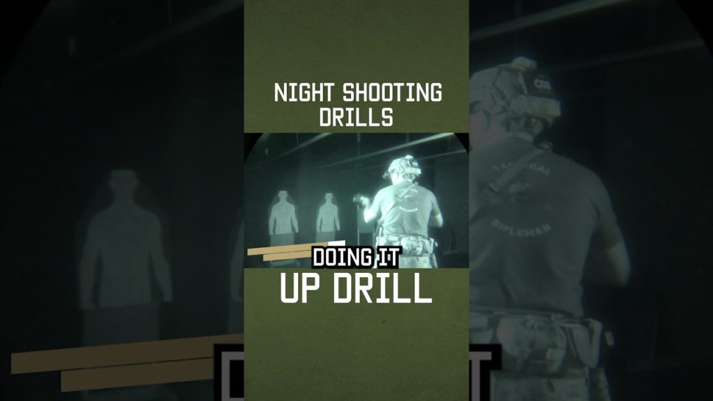 Night Vision Shooting Drills: UP DRILL #specialforces #shorts #military