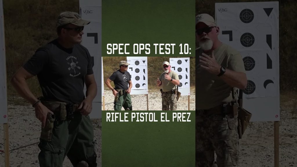 Spec Ops RIFLE PISTOL EL PREZ  #military  #militaryeverything  #army  #training  #tips