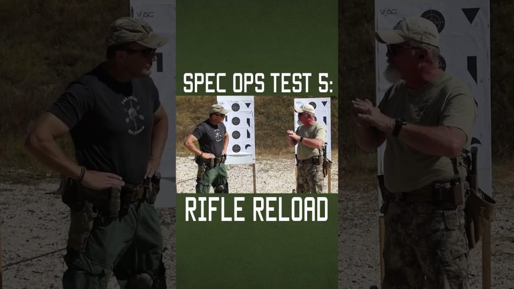 SPEC OPS RIFLE RELOAD DRILL #shorts  #military #militaryeverything  #tips  #army