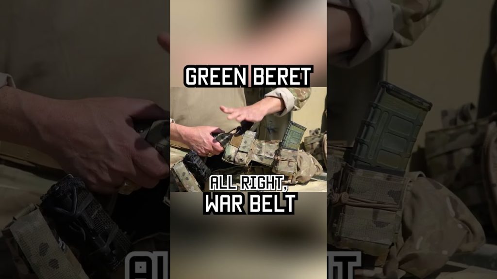 How A Green Beret Sets Up Their War Belt #greenberet  #militaryeverything #specialforces