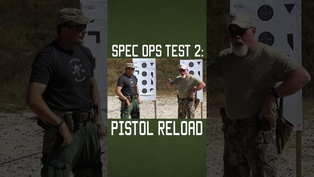 SPEC OPS PISTOL RELOAD DRILL #shorts  #military  #militaryeverything  #army  #training