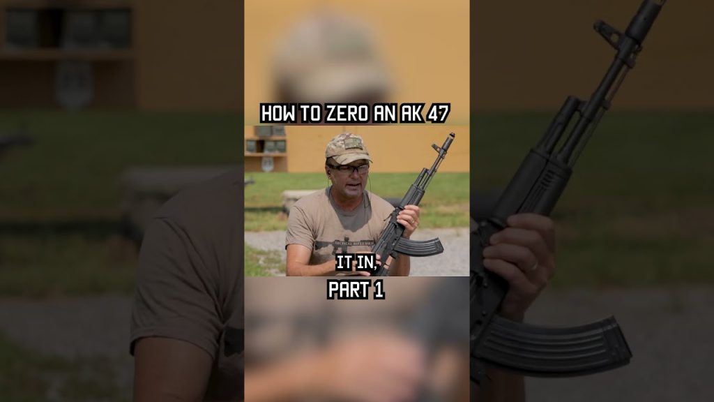 HOW TO ZERO AN AK PART 1 #tips #shorts  #military #lawenforcement #knowledge