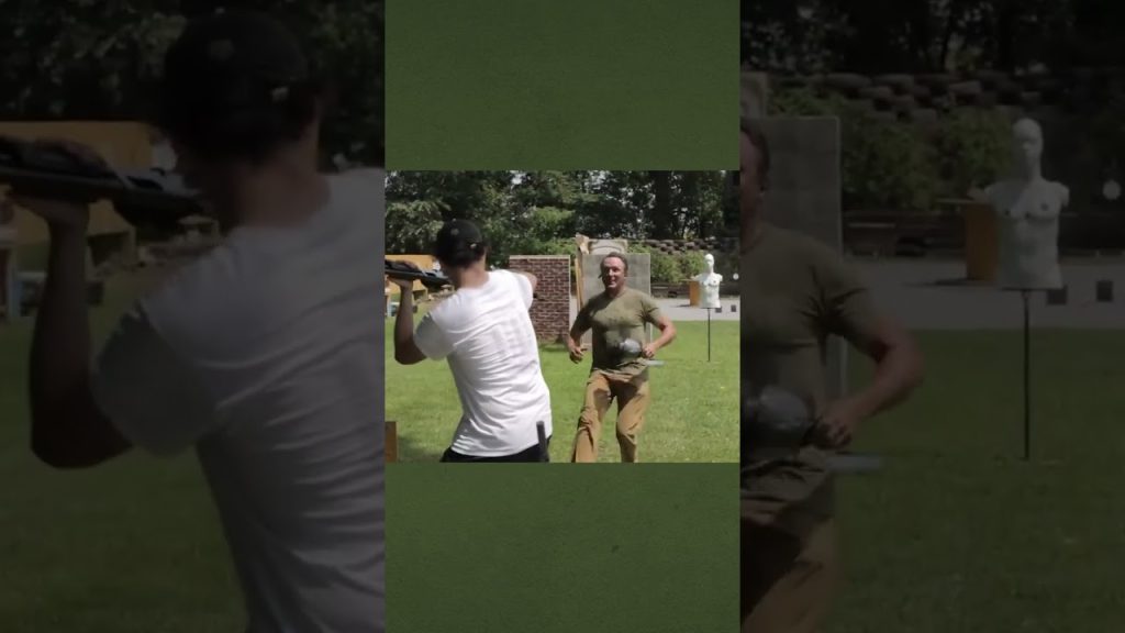 DOES GETTING SHOT BY LESS LETHAL ROUNDS HURT?  YES  #lesslethal #shotgun #shorts #tacticalrifleman