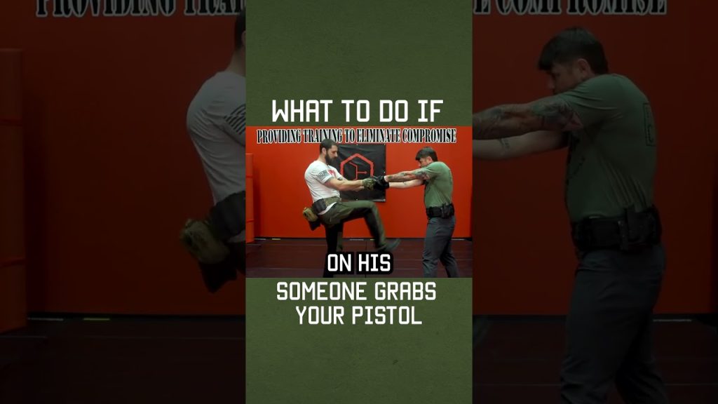 What to do if someone grabs your pistol #selfdefense #military #militaryeverything #shorts
