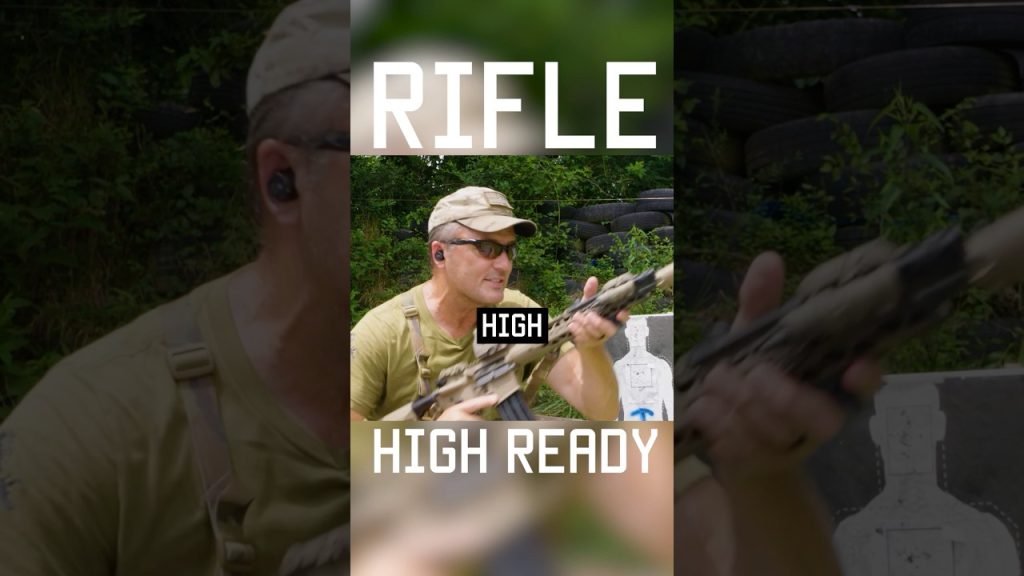 Rifle Hight Ready drill #military #militaryeverything #army #training #tips