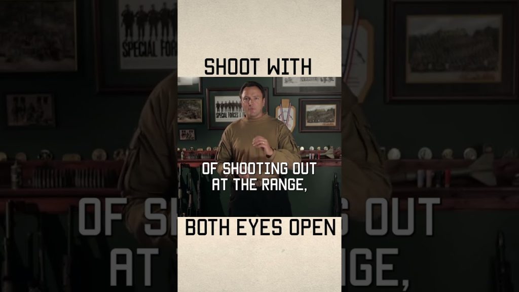 Why you should shoot with both eyes open  #reel #shooting #training #tips #military