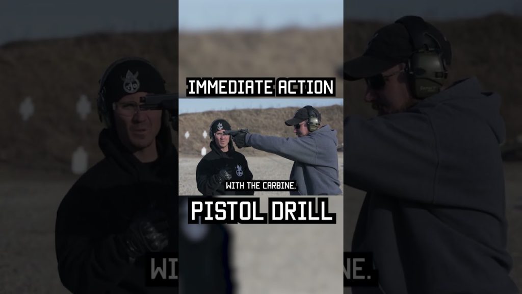 Immediate Action Pistol Drill #training  #militaryeverything #military #army #tips
