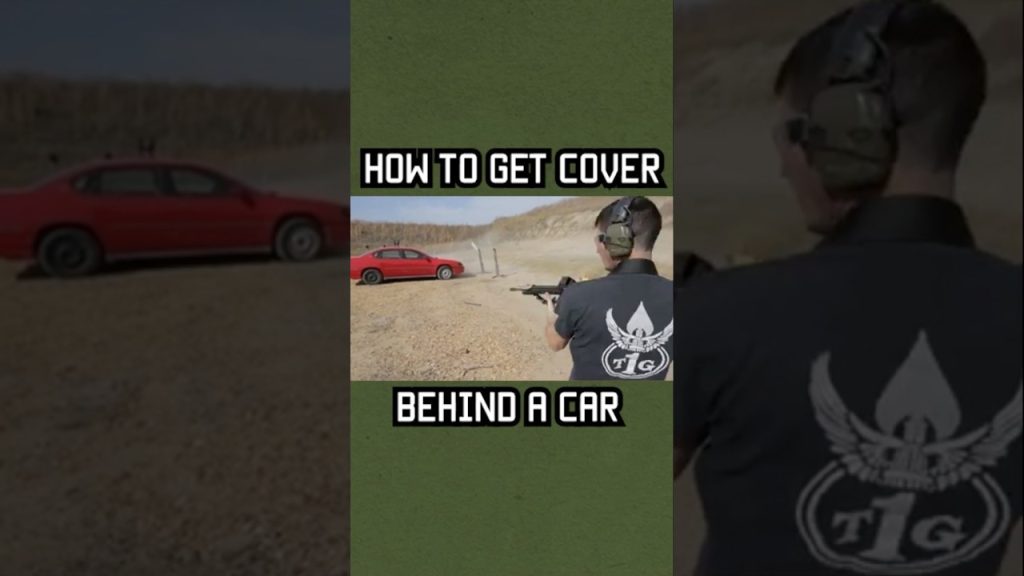 How To Get Cover Behind A Car #military #lawenforcement #selfdefense #tips #shorts