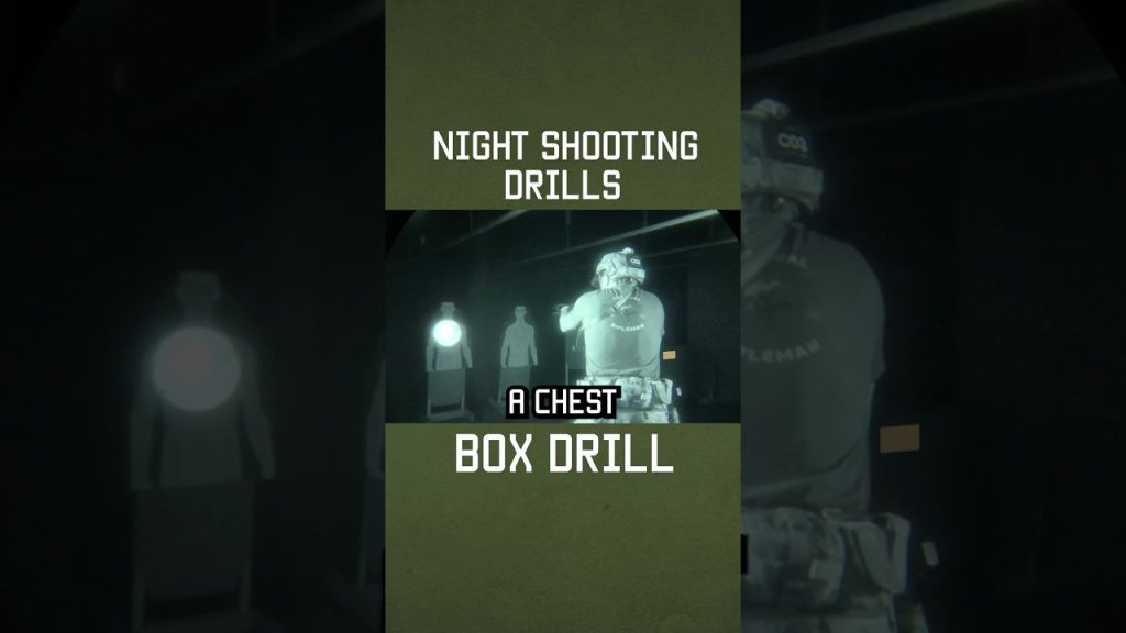 Night Shooting Drill: Box Drill #military #nightvision #shorts #gear #training