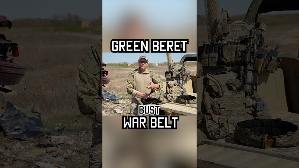 What’s in a Green Beret War Belt? #gear #specialforces #greenberet