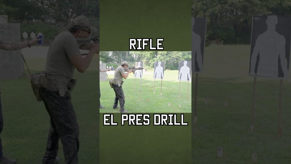 Rifle El Pres Drill #military #training #shorts
