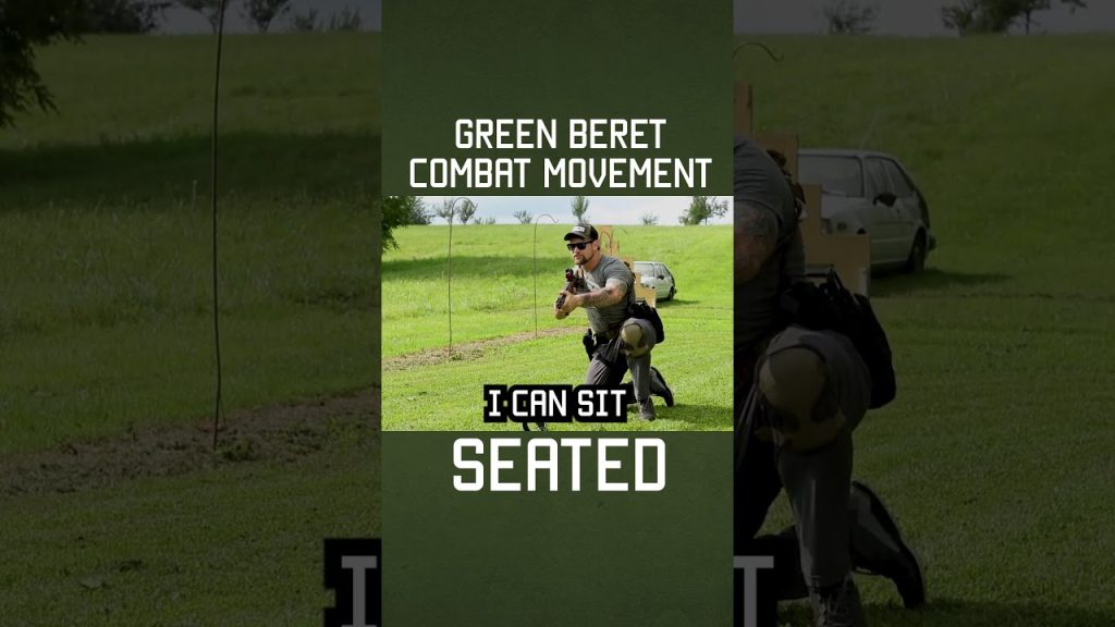 Green Beret Combat Movement: Seated #military #militaryeverything #army #tips #specialforces