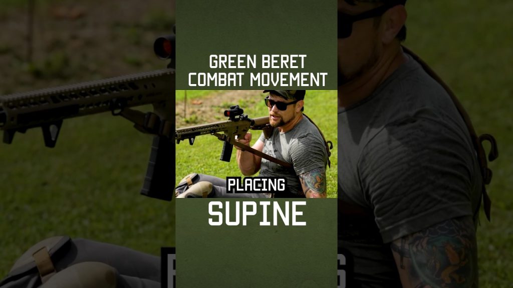 Green Beret “Supine” Combat Position #military #specialforces #shorts #training #tips