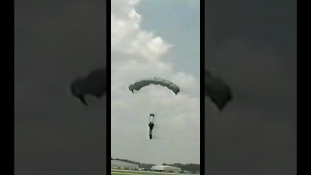 #throwback to young Karl Erickson at a H.A.L.O. jump air show, 1999. #airborne #vhs