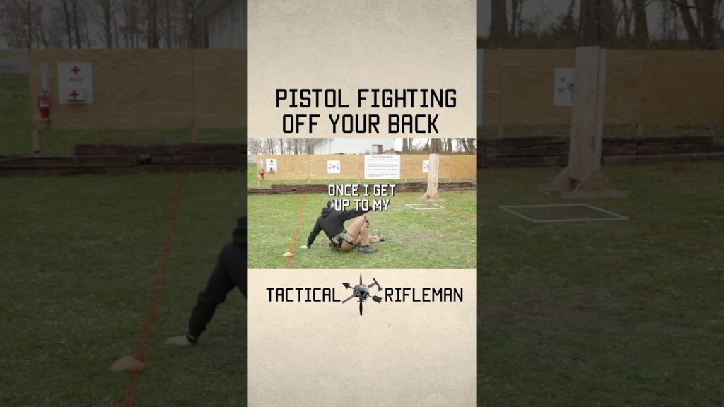 Pistol fighting off your back  #pistol #fighting #tacticalrifleman #military