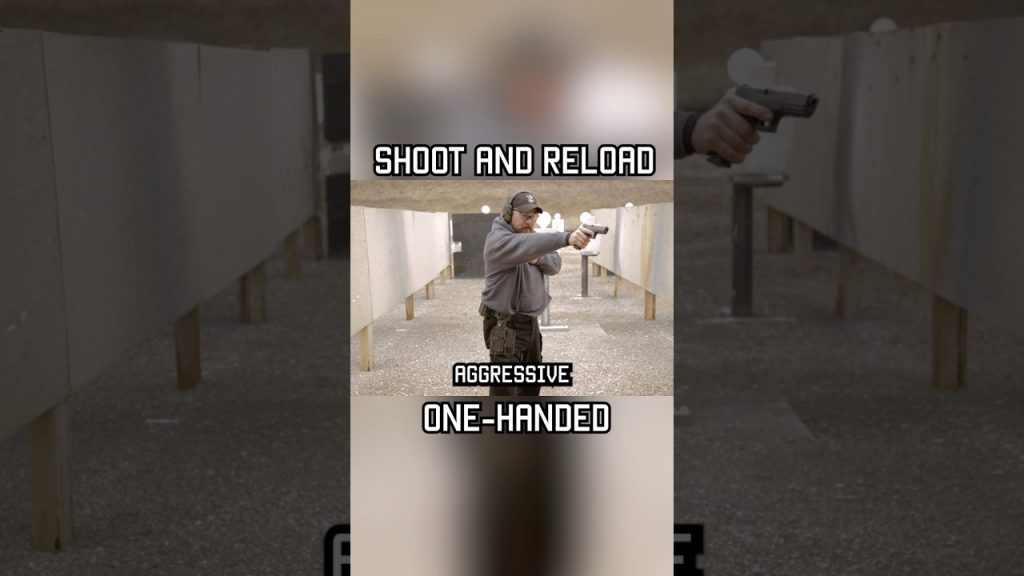 How To Reload One-Handed #tips #selfdefense #military #militaryeverything #training