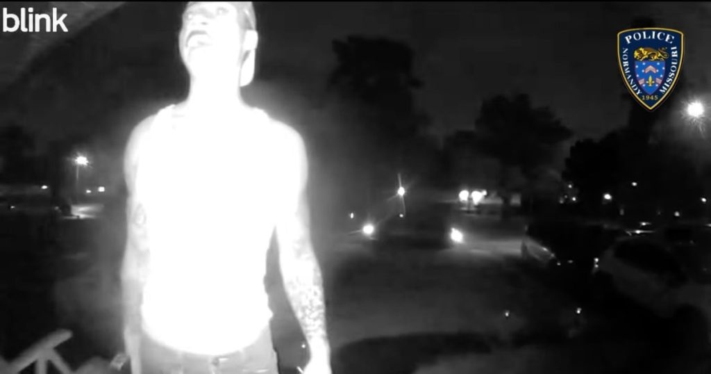 Told to Leave, Then Back at the Door: Normandy Police Say a 42-Year-Old Punched His Way Into an Occupied Home Armed With a Reported “Machine Gun”